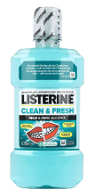 Listerine Clean & Fresh Mild & Zero Alcohol Mondspoeling