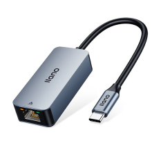 LLANO LCN1250G USB C naar Ethernet Adapter Type C om RJ45 2.5G Ethernet Adapter 2500Mbps Ethernet LAN Netwerk Adapter vo