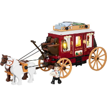 Lumibricks The Old West   Western Stagecoach Constructiespeelgoed