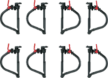 Mã¤rklin Märklin 56807 Schaal 1 set remslangen, nieuw type, 4 rechts en 4 links