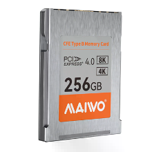 Maiwo M6 CFexpress Type B Geheugenkaart 3751MB/s Lezen 2943MB/s Schrijven 2TB/1TB/512GB/256GB Capaciteit PCIe NVMe 4.0 V