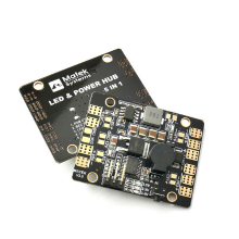 Matek Led & Power Hub 5in1 V3 Power Supply Board + Bec 5v 12v + Low Voltage Alarm+ Tracker