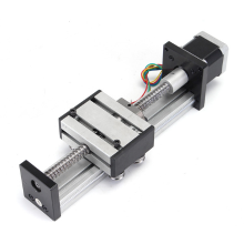 Meco 100mm Long Stage Actuator 1204 Ball Screw Linear Slide Stroke With 42mm Stepper Motor