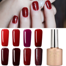 Meco 12 Colors Nano Wine Red Color System Nail Art Uv Gel Polish Soak Off 12ml