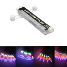 Meco 16 Led Bicycle Bike Lights Motorcycle Wheel Spoke Light 42 Patterns Lamp Portable Colorful