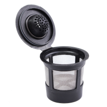 Meco 1pcs Stainless Mesh Black Reusable Single Cup Keurig Solo Filter Pod K Cup Coffee