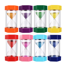 Meco 20min Sand Clock Timer Hexagonal Autism Hourglass Sandglass Home Office Decor 8 Colors