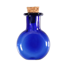 Meco 20x25mm Multicolor Mini Glass Message Wishing Bottle Vial With Cork