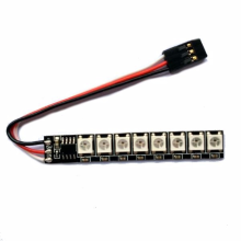 Meco 5v Colorful Highlight Night Led Strip Switch Ten Mode Remote Control With Receiver For Rc Drone Fpv Racing