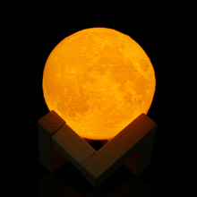 Meco 8cm Touch Sensor 3d Moon Lamp Usb Color Changing Led Luna Night Light Kids Gift