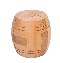Meco Beech Classical Educational Toys Barrel Type Kong Ming Lock