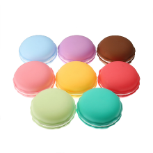 Meco Candy Color Jewelry Box Multicolor Vivid Cake Shape Portable Ring Earrings Storage Box Gift Case