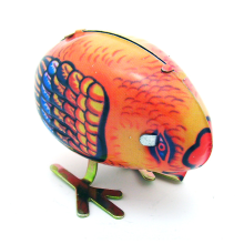 Meco Classic Vintage Clockwork Little Chicken Wind Up Reminiscence Children Kids Tin Toys
