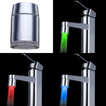 Meco Color Changing Led Faucet Color Changing Water Tap Light Silver
