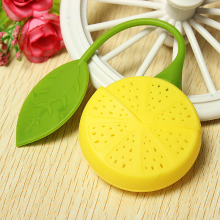 Meco Cute Lemon Silicone Tea Leaf Herbal Infuser Filter Diffuser Strainer