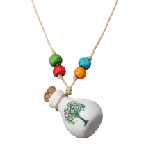 Meco Cute Multicolor Handmade Ceramic Perfume Bottle Decoration Pot