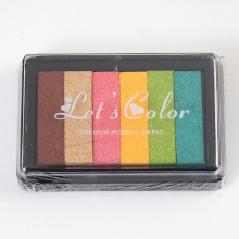 Meco Diy Multicolor Sponge Ink Pad For Rubber Stamp Fabric Stamping