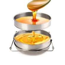 Meco Double Sieve Honey Strainer Stainless Steel Filter Screen Beekeeping Equipment Filter