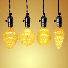 Meco E27 3w Vintage Edison Warm White Holiday Democratic Light Bulb For Party Christmas Ac85 265v