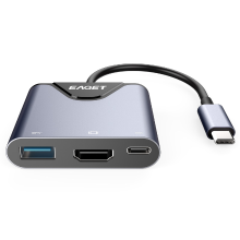 Meco Eaget Ch08 Type C To Hd+usb 3.0+Type C Multifunction Converter Phone Charging Hub For Mac Pc