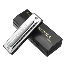 Meco Easttop T002 10 Holes Blues Harmonica Tone C Sliver Color For Beginner