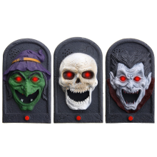 Meco Halloween Party Home Decoration Illuminated Terror Skeleton Vampire Door Bell Horrid Scare Scene Toy