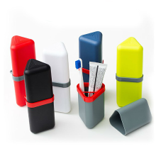 Meco Honana Triangle Pp Portable 6 Color Options Toothbrush Organizer Travel Washing Cup Storage Box