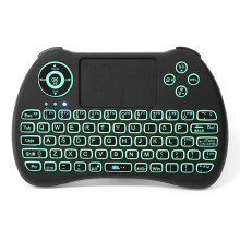 Meco Ipazzport Kp 810 21q 2.4G Wireless English Three Color Backlit Mini Keyboatd Touchpad Air Mouse