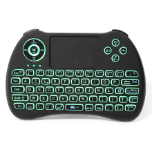 Meco Ipazzport Kp 810 21q 2.4G Wireless French Three Color Backlit Mini Keyboatd Touchpad Airmouse