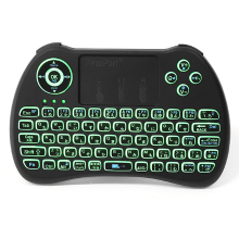 Meco Ipazzport Kp 810 21q 2.4G Wireless Japanese Three Color Backlit Mini Keyboatd Touchpad Air Mouse