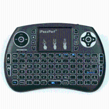 Meco Ipazzport Kp21sdl 2.4G Wireless Three Color Backlit German Version Mini Keyboard Touchpad Airmouse
