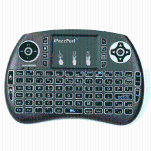 Meco Ipazzport Kp21sdl 2.4G Wireless Three Color Backlit Italian Version Mini Keyboard Touchpad Airmouse