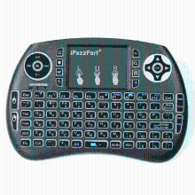 Meco Ipazzport Kp21sdl 2.4G Wireless Three Color Backlit Russian Version Mini Keyboard Touchpad Airmouse