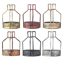 Meco Iron Vintage Ceiling Light Fitting Lamp Bulb Net Bottom Shape Cage Bar Cafe Lampshade