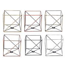 Meco Iron Vintage Ceiling Light Fitting Lamp Bulb Square Cage Bar Cafe Lampshade