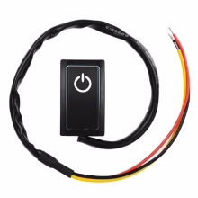 Meco Jtron Car Diy Switch Paste Type Button Switch Off/on Dc 12v/200ma
