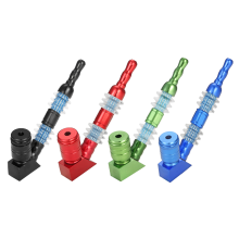 Meco Kcasa Kc Mtb006 Portable Metal Trapezoid Tobacco Pipe Creative Pocket Smoking Pipe Cigar Filter