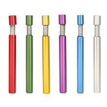 Meco Kcasa Kc Mtb012 Portable Metal String Tobacco Pipe Creative Pocket Smoking Pipe Cigar Filter