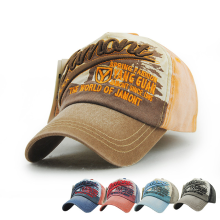 Meco Men Women Vintage Letter Embroidery Baseball Cap Adjustable Golf Snapback Hat