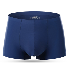 Meco Mens Seamless Casual Underwear Comfortabale Breathable Mid Rise Solid Color Boxers