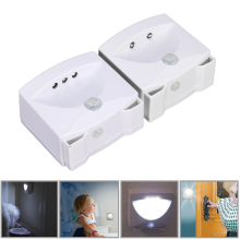 Meco Pir Motion Activated Sensor Led Security Night Light Corridor Wall Cordless Lamp