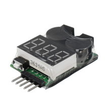 Meco Power Genius Pg Vm004 Battery Voltage Tester Low Voltage Buzzer Alarm For 1 4s Lipo Battery