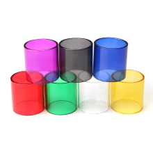 Meco Replacement Colored Transparent Pyrex Glass Tube Cap Tank For Smok Tfv8 7 Colors