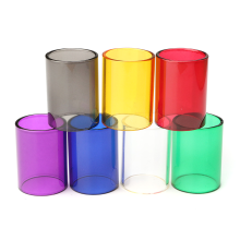 Meco Replacement Transparent Pyrex Glass Tube Cap Tank For Geekvape 22mm Rta 7 Colors
