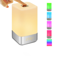 Meco Solmore Touch Sensor Multicolor Dimmable Led Night Light Wake Up Table Light With Sunrise Simulation