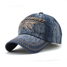 Meco Unisex Cotton Washed Vintage Embroidery Baseball Cap Adjustable Golf Snapback Hat