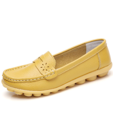 Meco Us Size 5 13 Pure Color Soft Sole Round Toe Slip On Flat Loafers