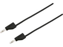 Meetsnoer [banaanstekker 4 Mm   Banaanstekker 4 Mm] 2 M Zwart Voltcraft Msb 300