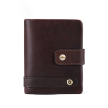 Menico Heren Lederen Vintage Casual RFID Portemonnee Multi kaartsleuf Muntopslag Korte Portemonnee