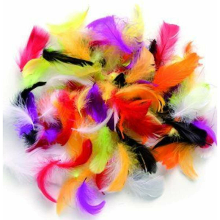 Merkloos Hobby/knutsel sierveren   kleuren mix   10x gram   decoratie materiaal